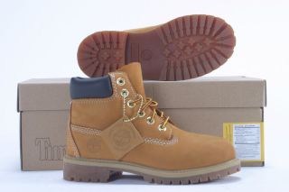 KIDS TIMBERLAND 6 INCH BOOTS CHILDRENS NEW LEATHER 12709 WHEAT YOUTHS 