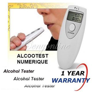Pocket Digital Alcohol Breath Tester Analyzer Breathalyzer Detector 