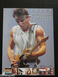 Sheet Music Book: Bruce Springsteen Complete (first 7 albums +++)