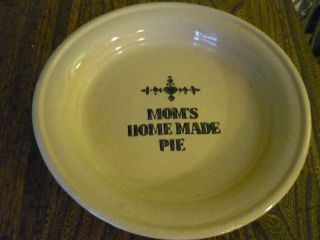 Moira Pottery Pie Plate   Moms Home Made Pie   Made in England