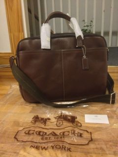   Lexington Leather Commuter F70707 briefcase Messenger shoulder bag