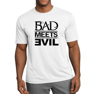 Bad Meets Evil Logo Shirt Shady 2.0 Eminem Rap slaughterhouse Hip Hop 