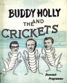 BUDDY HOLLY & THE CRICKETS 1958 TOUR U.K. CONCERT PROGRAM BOOK