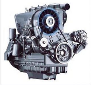 Deutz Engine 61 HP BF3L2011 Turbo 3 Cylinder Air Cooled 3 Hours Made 