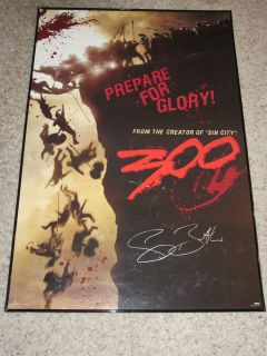 Gerard Butler Signed 24 x 36 300 Movie Poster PREPARE FOR GLORY