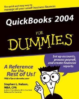 QuickBooks 2004 for Dummies by Stephen L. Nelson 2004, Paperback 