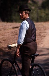   CLASSIC PHOTO ON BICYCLE BUTCH CASSIDY AND THE SUNDANCE KID SLIDE