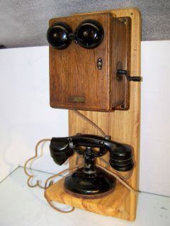 Antique 1900s Western Electric Crank Pantry Wall Phone