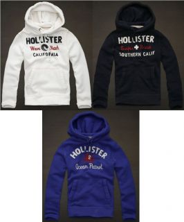 HOLLISTER BY ABERCROMBIE MENS ABALONE COVE HOODIE SWEATSHIRT NWT 