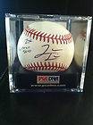 JAMESON TAILLON INSCRIBED 2ND OVERALL PICK 2011 SIGNED OML BASEBALL 