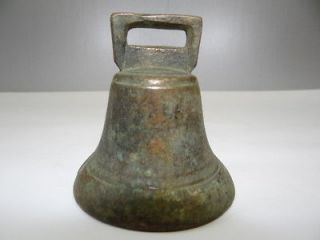   Used Metal Brass Cast Iron Ringer Decorative Small Miniature Bell NR