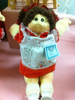 Cabbage Patch Kids Doll Little People Soft Face Peggy Martha 1984 Rare