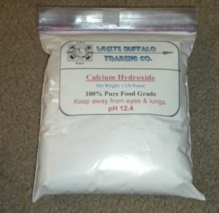 Pound Calcium Hydroxide Ca(OH)2; Edible/ Hydrated/ Pickling/ Slaked 