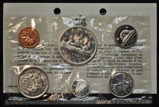 1966 Canada Prooflike Uncirculated Set   Silver