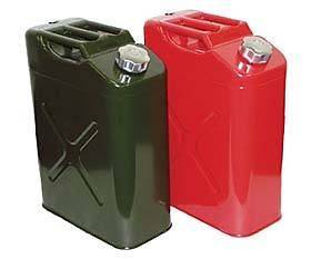 Jeep Red Gas Tank Jerry Can Metal Safety Gas Tank Crown (Fits Jeep)