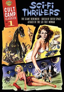 Cult Camp Classics Volume 1   Sci Fi Thrillers DVD, 2007, 3 Disc Set 