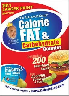 The CalorieKing Calorie, Fat Carbohydrate Counter 2011 by Allan 