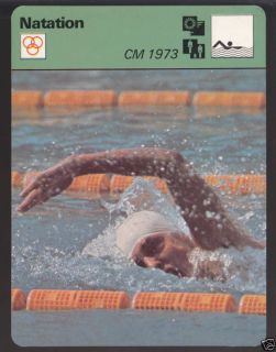 NOVELLA CALLIGARIS Swimming FRANCE SPORTSCASTER CARD