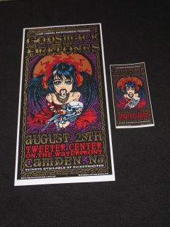   Creek Godsmack & Deftones Camden NJ Gig Poster / Handbill 2001