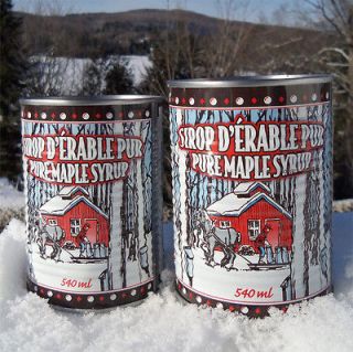 Maple Syrup Pure Organic Amber   2 x 540ml from Quebec, Canada