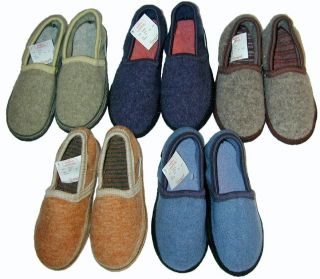 Wesenjak Slipper Moccasin NWT Boiled Wool Unisex Style from Austria