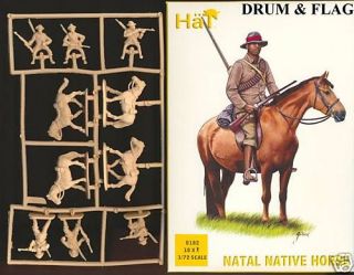 HAT 8182   ZULU WARS NATAL NATIVE HORSE 172 SCALE