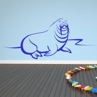Walrus Under The Sea Animals Wall Stickers Wall Art decal Transfers