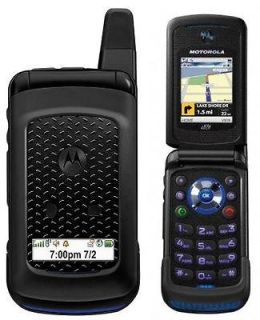   i576 Black/Blue Nextel Bluetooth Military Spec Rugged Phone 2437
