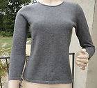PURE CASHMERE LAUNDRY DESIGN SIZE S CHARCOAL GRAy SWEATER CARDIGAN Top 
