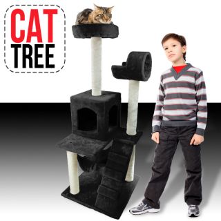 50 Cat Tower Tree Condo Scratcher Furniture Kitten House Hammock Bed 