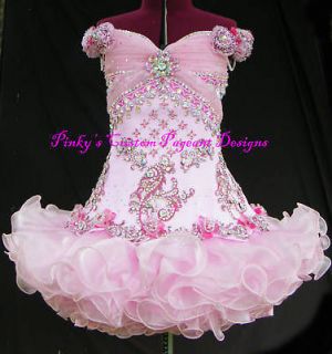 high glitz pageant dress in Clothing, Shoes & Accessories