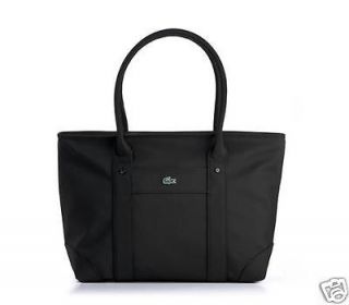 Brand New Lacoste New Classic Black Shopper Tote La Coste Handbag 
