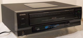 AIWA XC 37M 5 DISC CD CHANGER CD PLAYER WITH USER MANUAL
