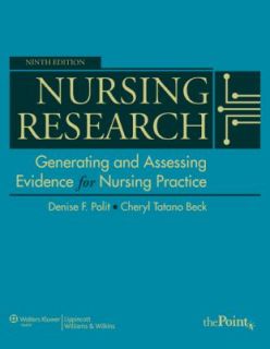 Nursing Research Us Ed by Polit 2011, Hardcover, Revised