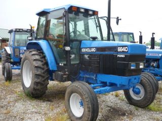   6640 tractor with cab air Diesel three point p.t.o new tires,heater