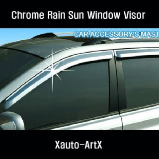Chevy Aveo Optra Viva Barina Chrome Rain Window Visor