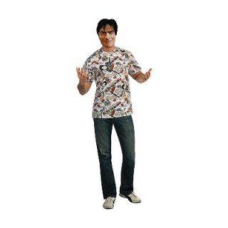 Charlie Sheen Mask and Shirt (Medium and Extra Large) by Rubies