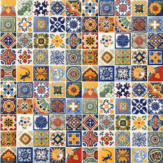SPECIAL SALE 100 Mexican Tiles Ceramic Mexico ★★).