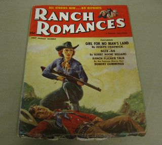   RANCH ROMANCES Magazine GIRL FOR NO MANS LAND Chadwick DOROTHY BONAR