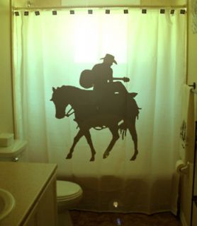 cowboy shower curtain in Shower Curtains