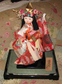 Japanese Girls day Geisha Doll Semi Vintage
