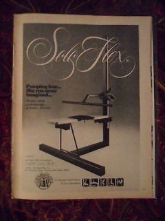 1980 Print Ad Solo Flex Bodybuilding Fitness Machine ~ Pumping Iron