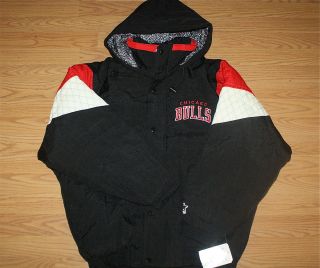 Vintage Chicago Bulls Starter jacket parka NWT NBA Jordan Pippen 