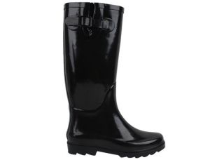 Womens Classic Rain & Snow Boots W/ Buckle Solids And Prints