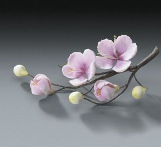Set of 8   Cherry Blossoms Sprays Gum Paste Flowers Cake Decorating 