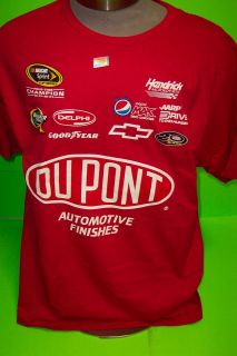 2012 JEFF GORDON #24 DUPONT RED UNIFORM NASCAR TEE SHIRTS (NEW)(CHASE)