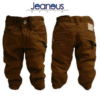 BOYS TODDLER ZICO CHINO COMBAT CUFFED JOGGER JEANS IN SAND AGE 2/3 3/4 