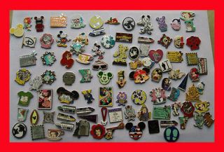 50 Disney Pins Lot Hidden Micke Pins Cast Pins Economic Shipping (50 