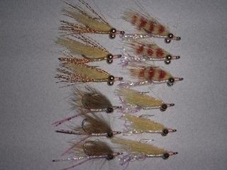 12 Gotcha Bonefish Permit Fly Fishing Flies Assortment
