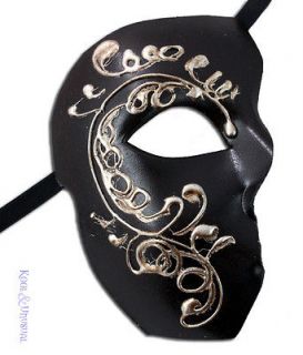 Classic Phantom of the Opera VENETIAN Masquerade Mask SWIRLS * Made 